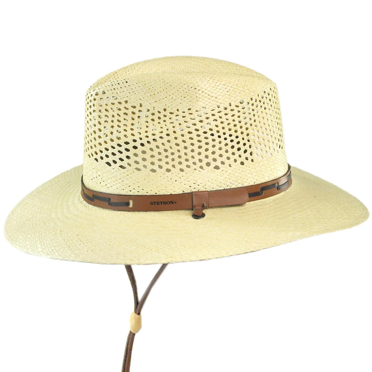 Airway Panama Straw Safari Fedora Hat - Image 4