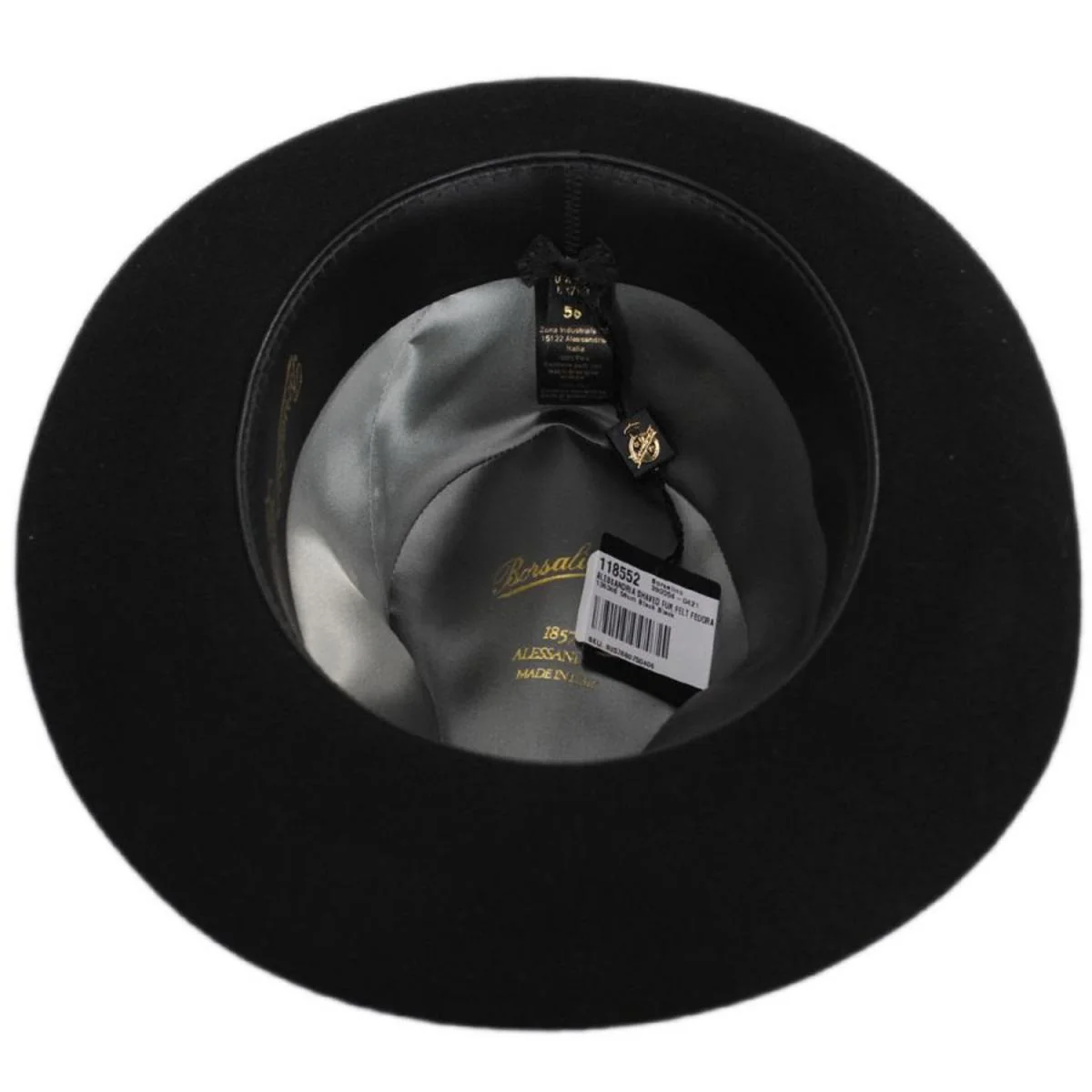Alessandria Shaved Fur Felt Fedora Hat - Image 4