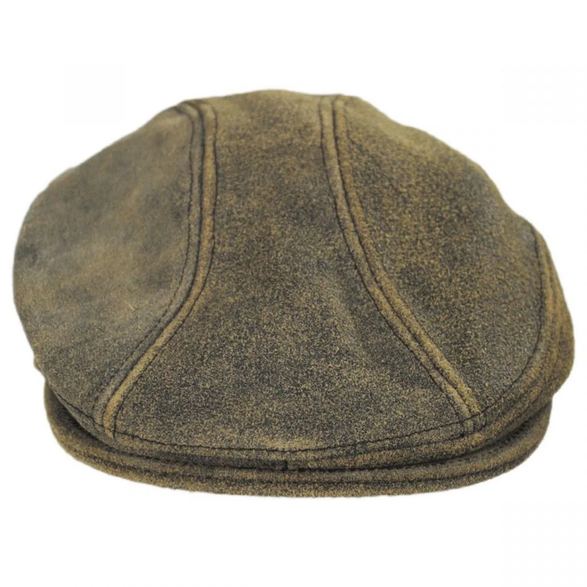 Antique 1900 Leather Ivy Cap - Image 2