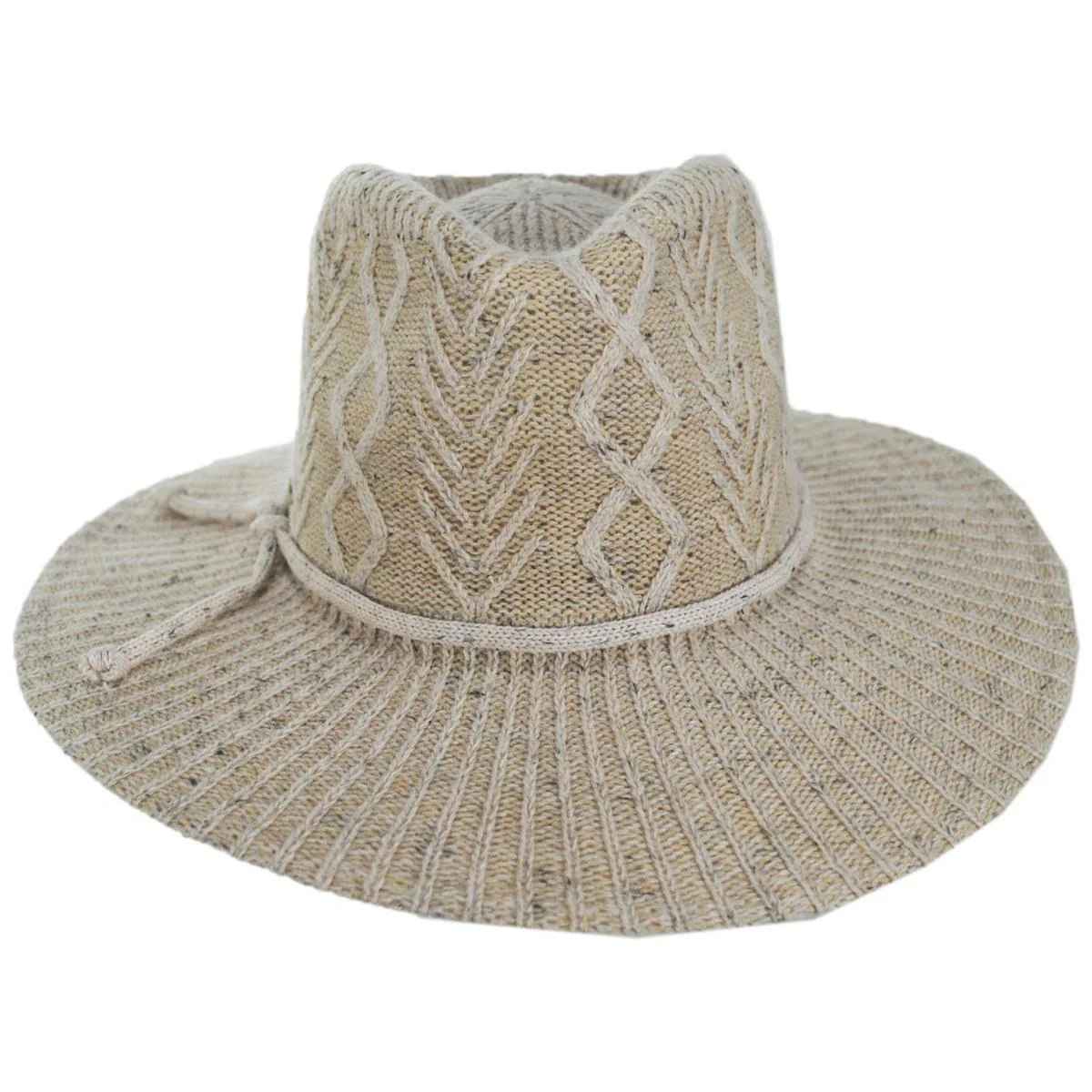 Arana Cable Knit Fedora Hat - Image 10