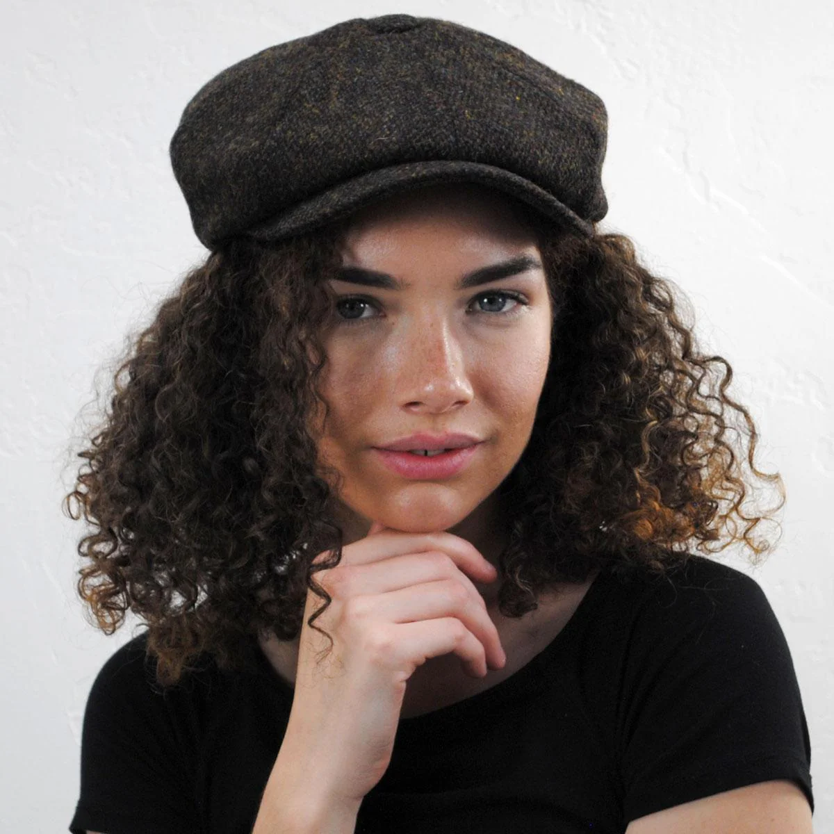 Arnol Harris Tweed Wool Newsboy Cap - Image 7