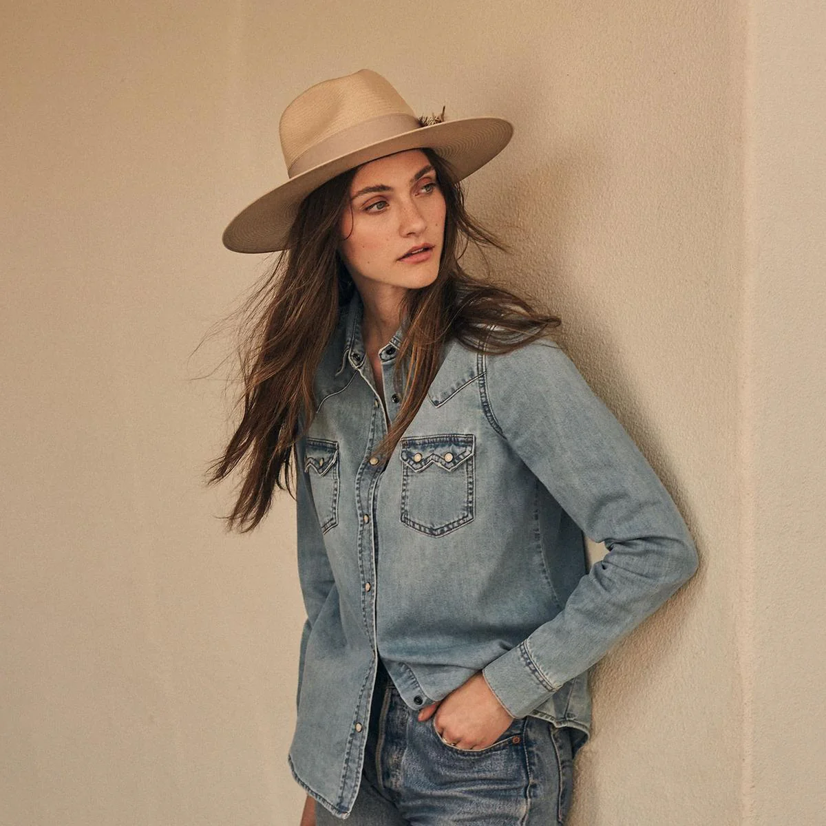 Atacama Shantung Straw Fedora Hat - Image 6