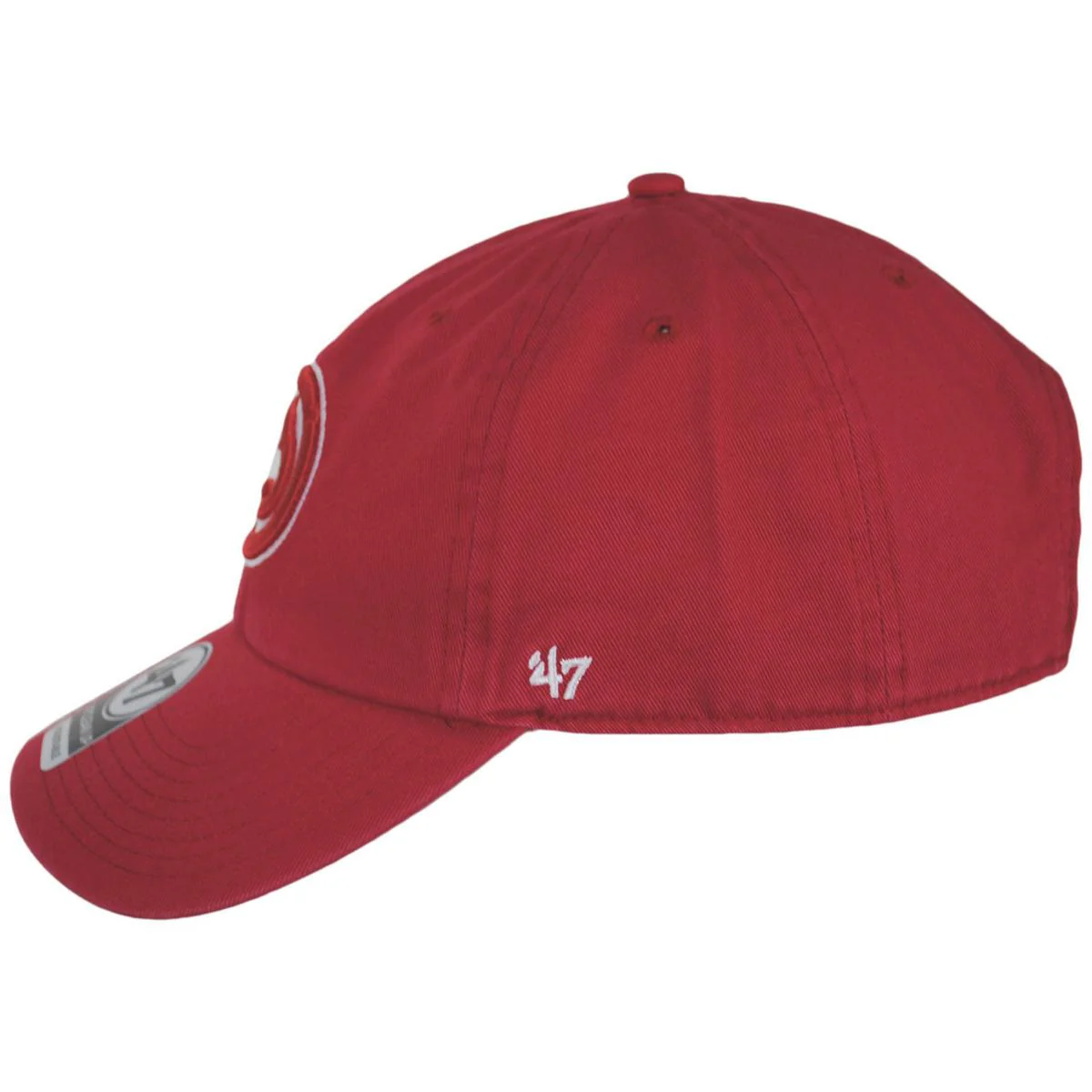 Atlanta Hawks NBA Clean Up Strapback Baseball Cap Dad Hat - Image 3