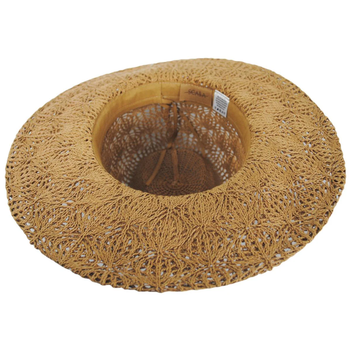 Aubree Lace Knit Outback Ranch Fedora Hat - Image 12