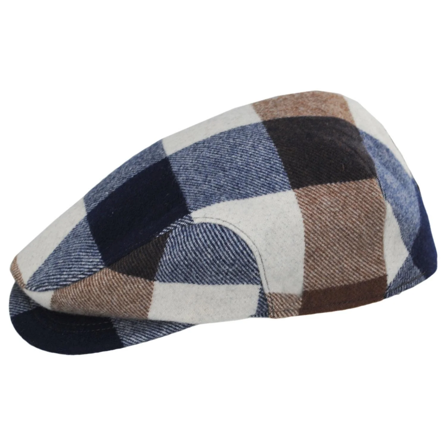 Austen Wool Check Square Bill Ivy Cap - Image 3