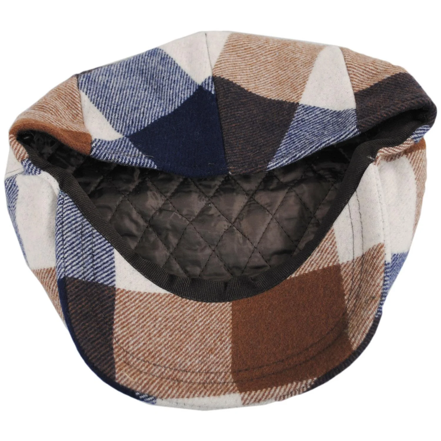 Austen Wool Check Square Bill Ivy Cap - Image 4
