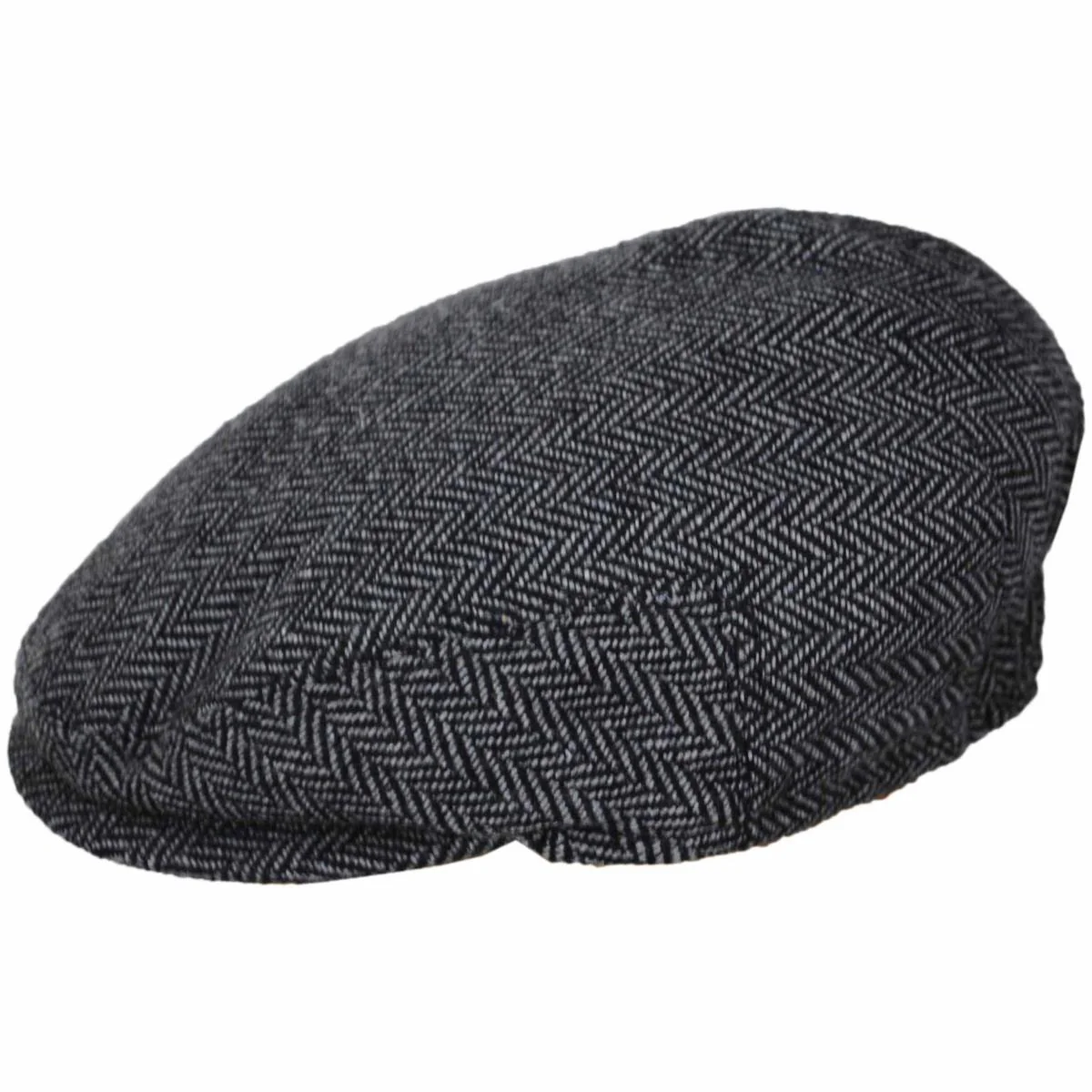 Baby Herringbone Wool Blend Ivy Cap - Image 6