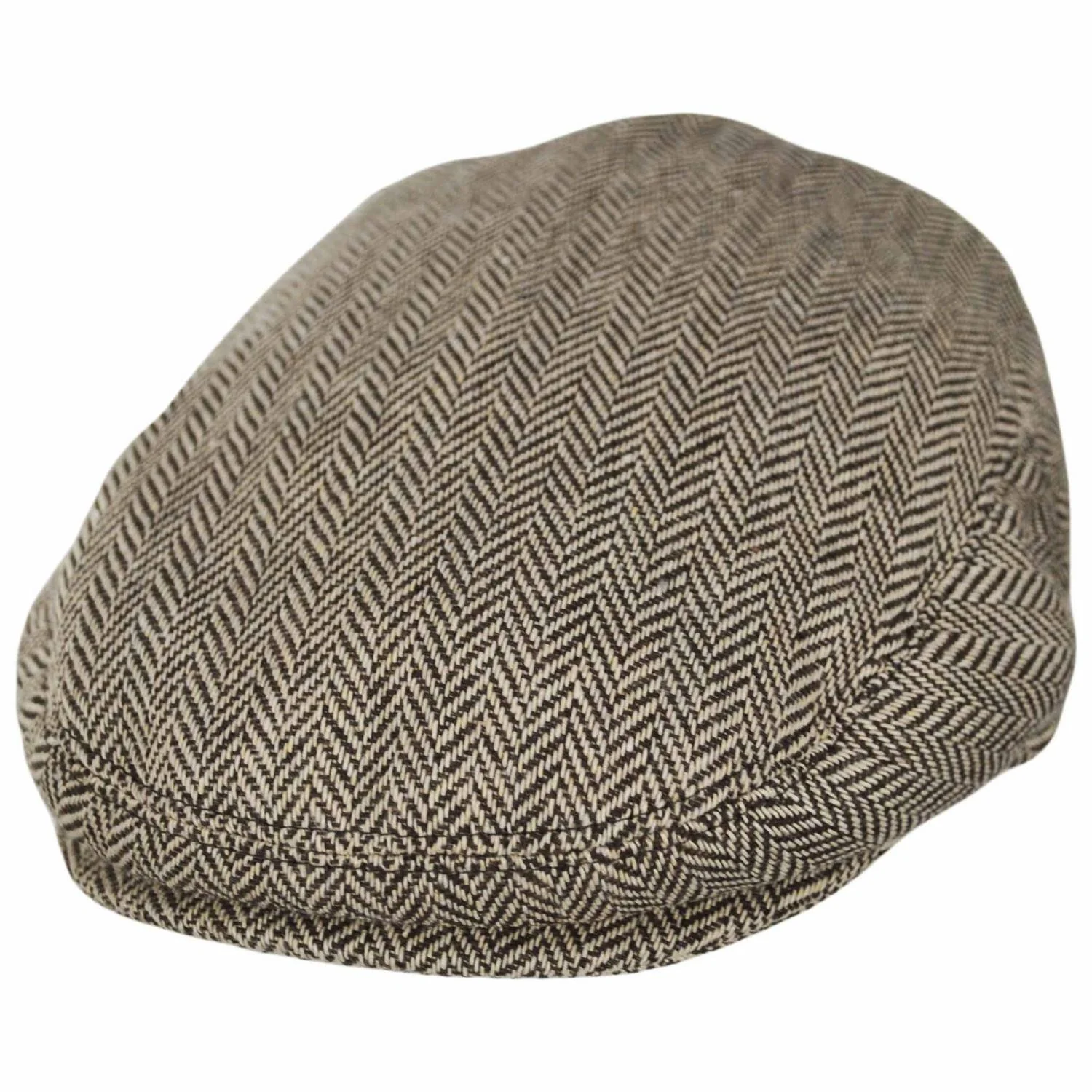 Baby Herringbone Wool Blend Ivy Cap - Image 8
