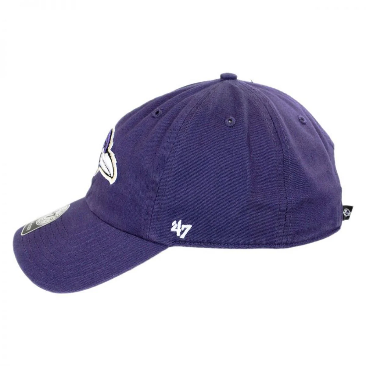 Baltimore Ravens NFL Clean Up Strapback Baseball Cap Dad Hat - Image 3