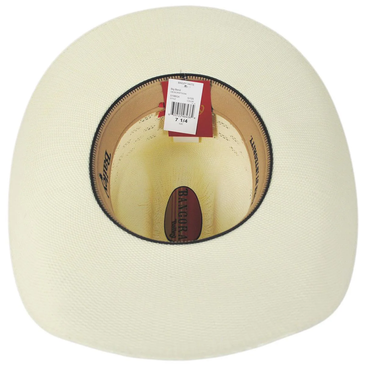 Big Bend Bangora Straw Western Hat - Image 4