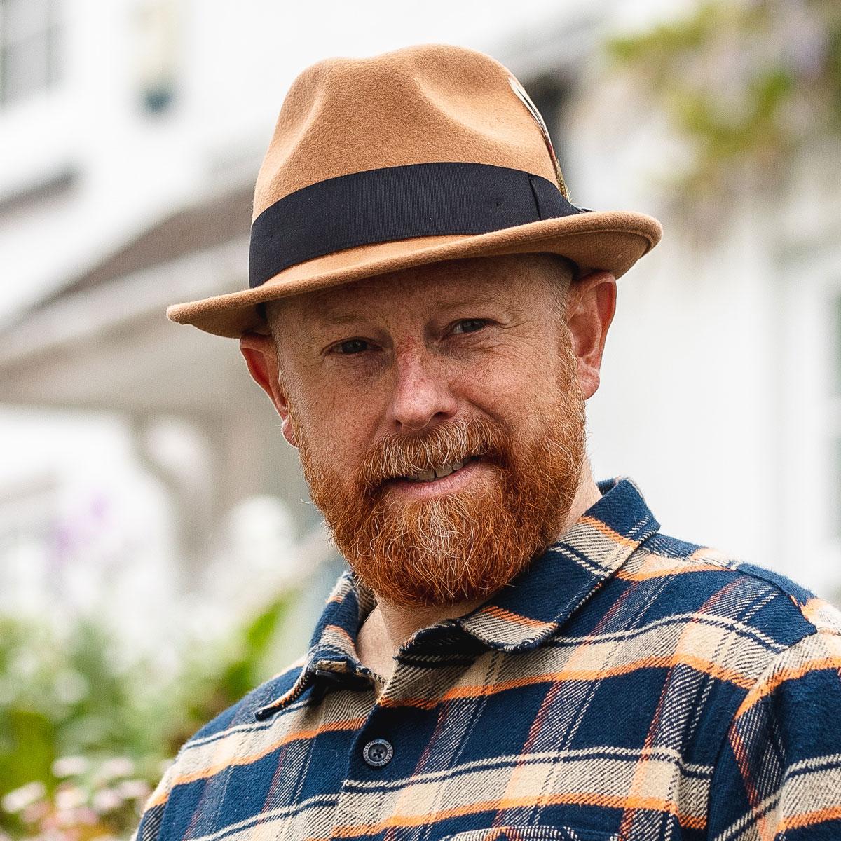 Blues Crushable Wool Felt Trilby Fedora Hat - Image 28