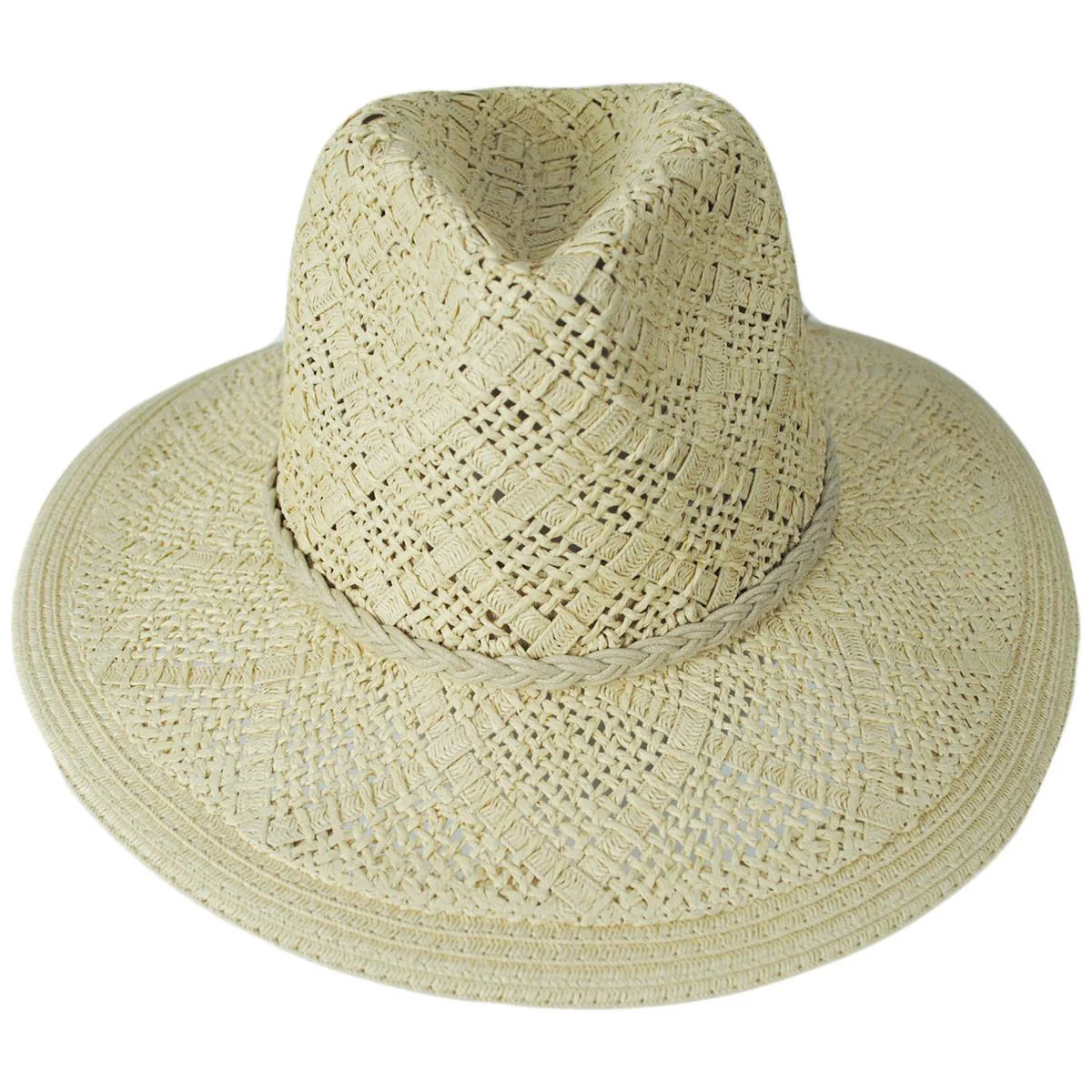 Bondi Toyo Straw Safari Fedora Hat - Image 2