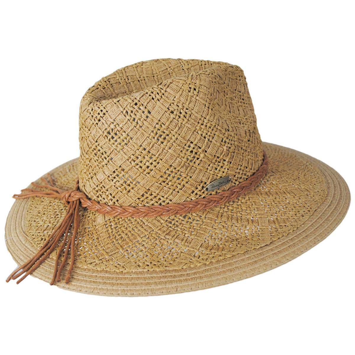 Bondi Toyo Straw Safari Fedora Hat - Image 7