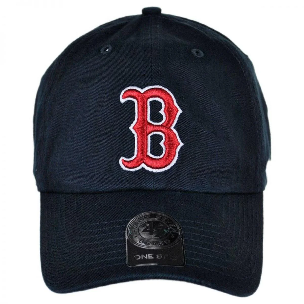 Boston Red Sox MLB Clean Up Strapback Baseball Cap Dad Hat - Image 2