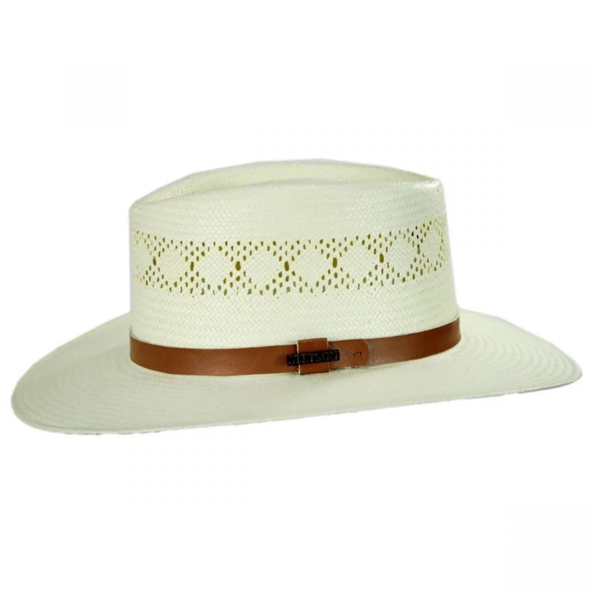 Brentwood Shantung Straw Gambler Hat - Image 3