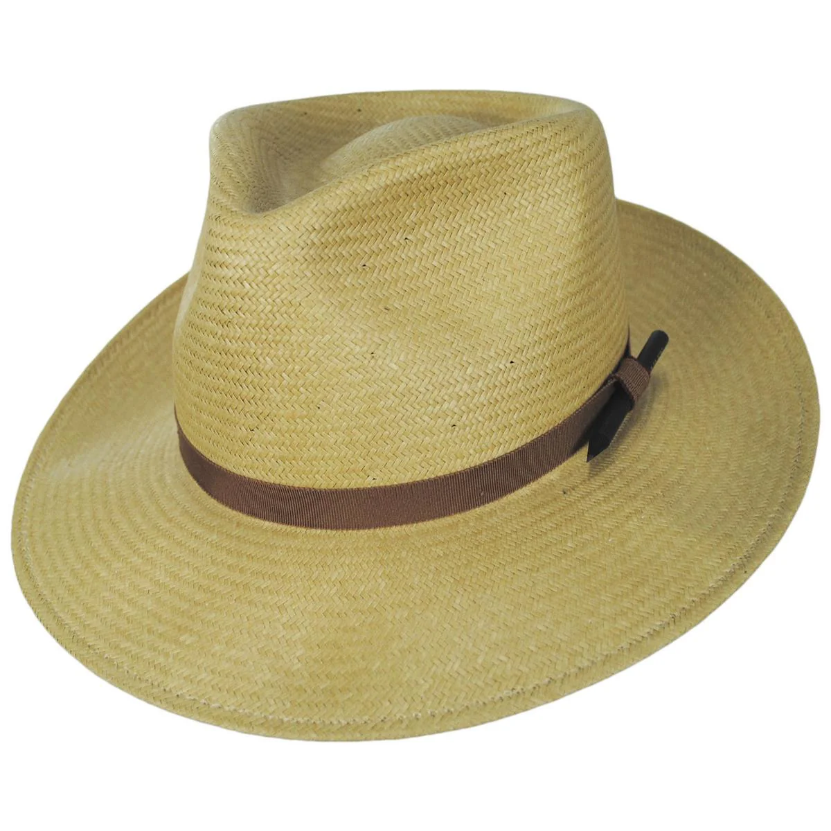 Brice Shantung LiteStraw Fedora Hat