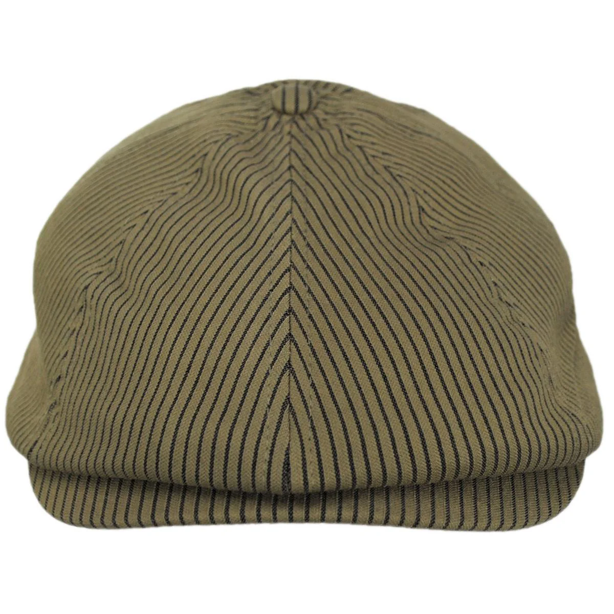 Brood Cotton Stripe Newsboy Cap - Image 4