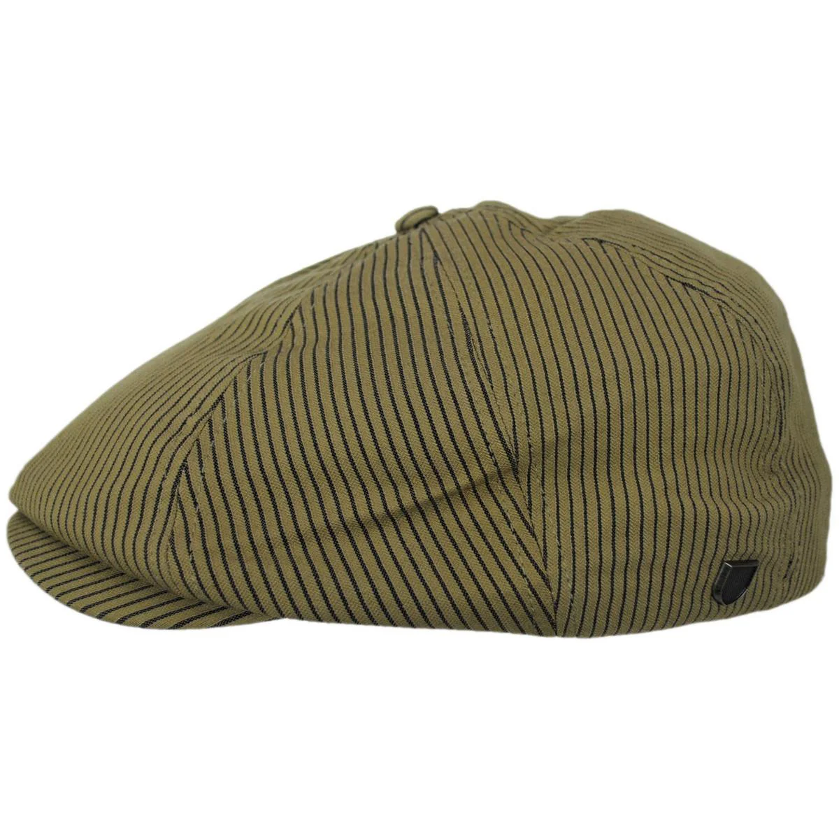 Brood Cotton Stripe Newsboy Cap - Image 5