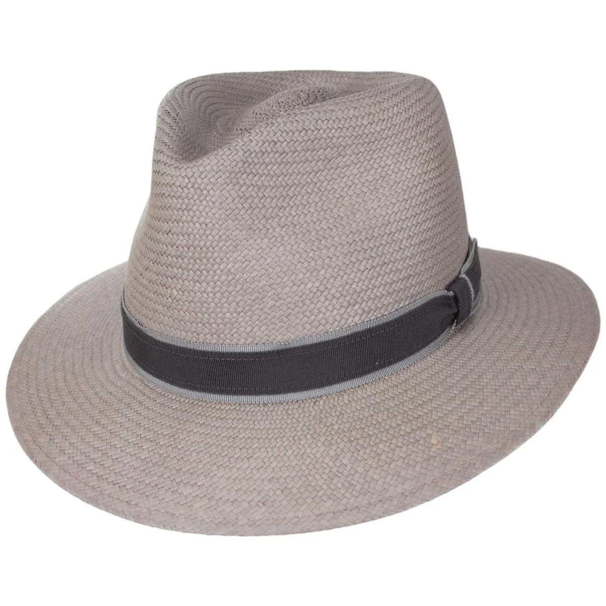 Brooks Panama Straw Fedora Hat - Image 11
