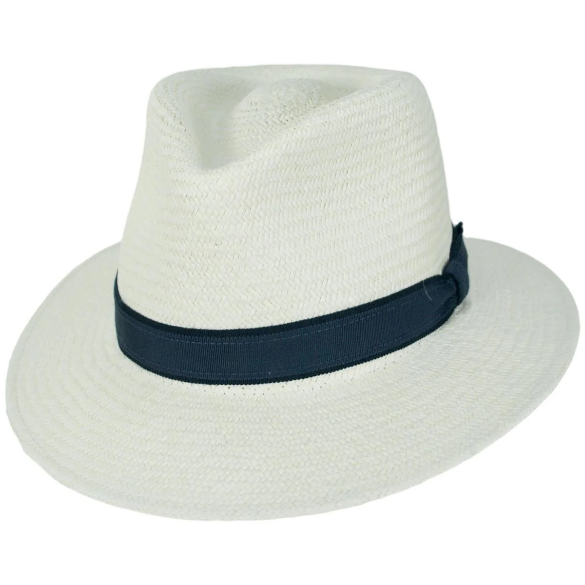Brooks Panama Straw Fedora Hat - Image 2