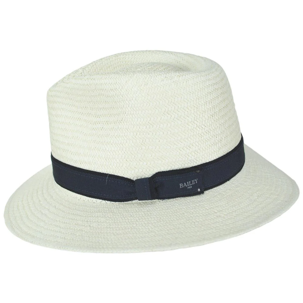 Brooks Panama Straw Fedora Hat - Image 4