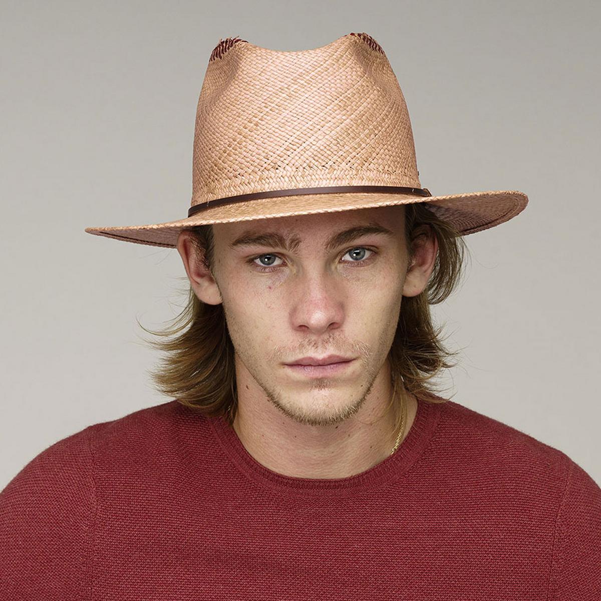 Bystrom Panama Straw Fedora Hat - Image 6