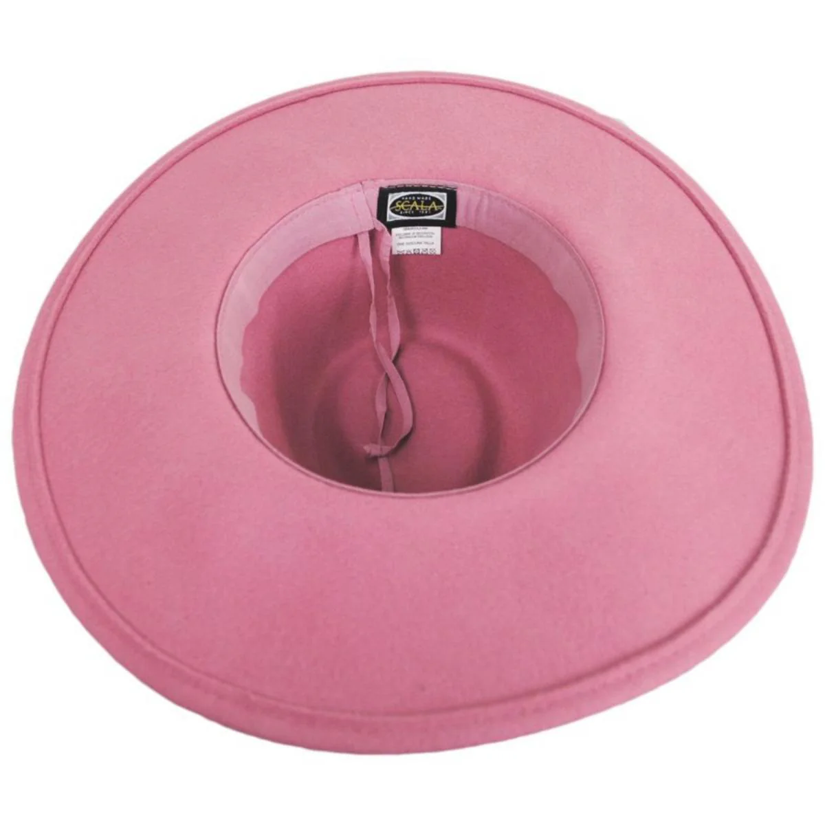 Calista Wide Brim Wool Felt Fedora Hat - Image 12