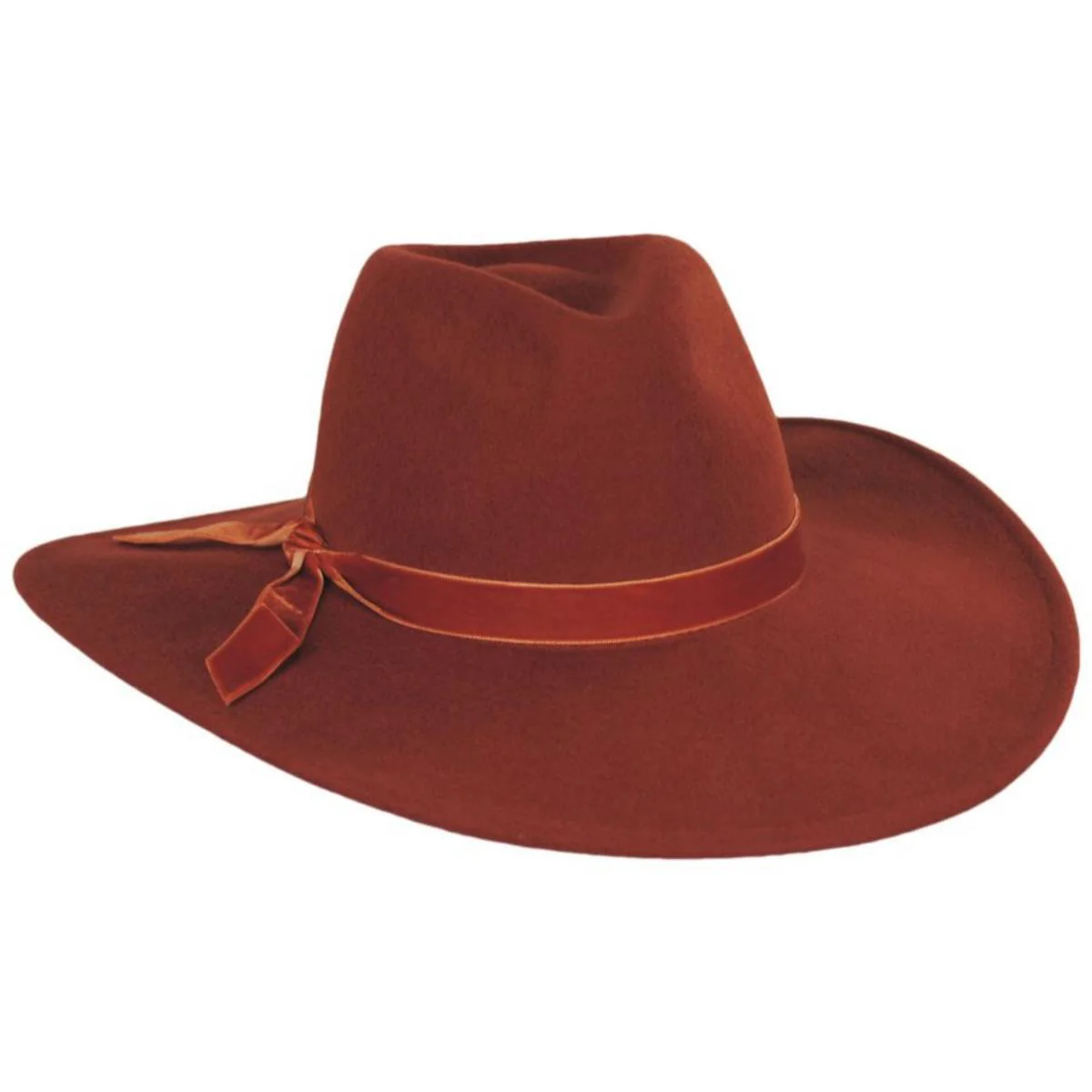 Calista Wide Brim Wool Felt Fedora Hat - Image 13
