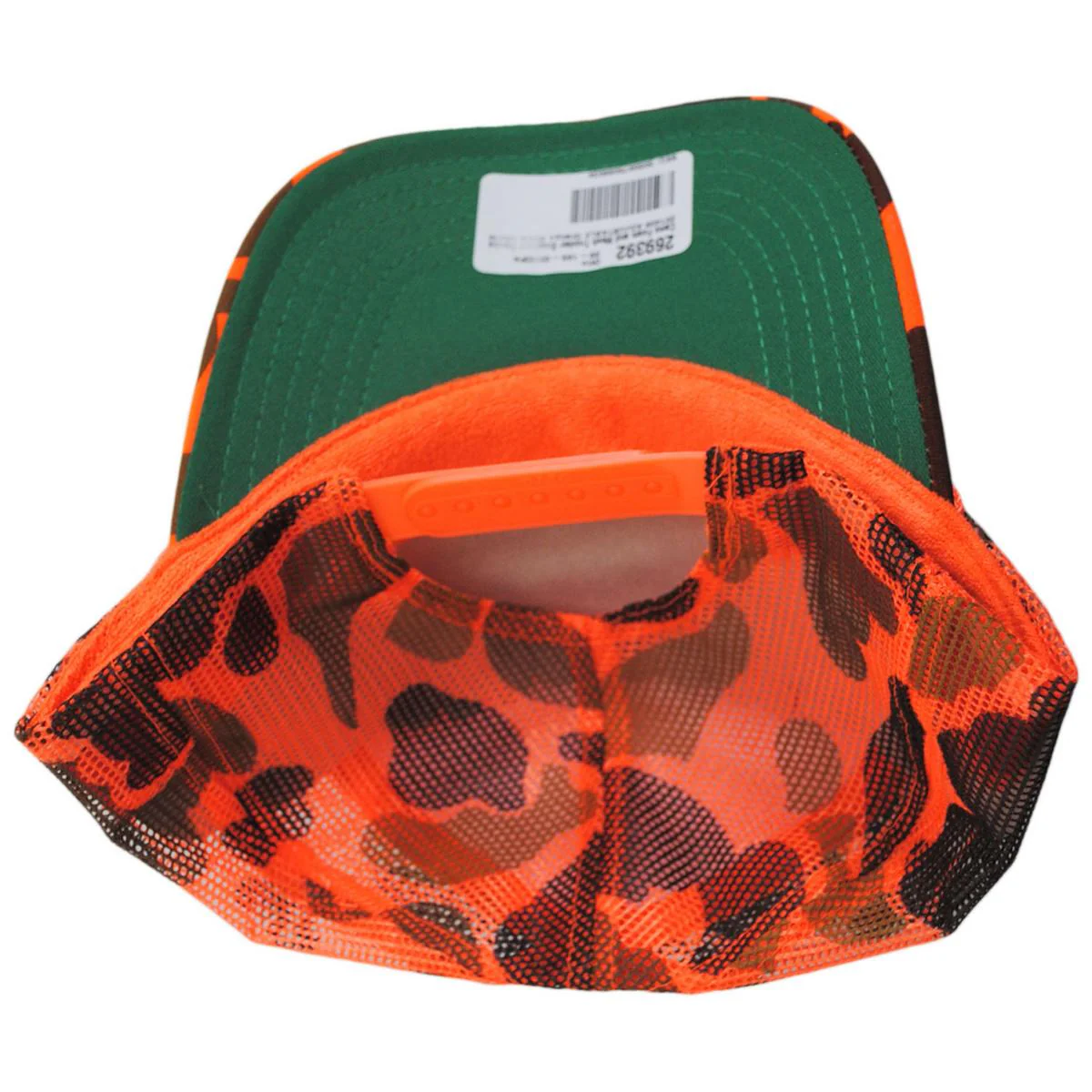 Camo Foam and Mesh Trucker Snapback Baseball Cap - Image 4