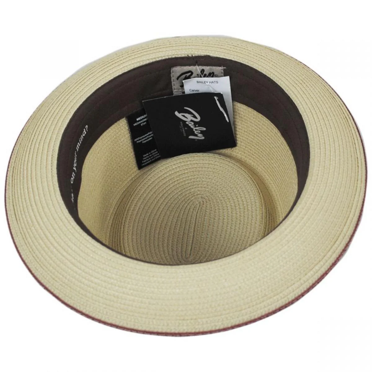 Carver Toyo Straw Blend Pork Pie Hat - Image 4