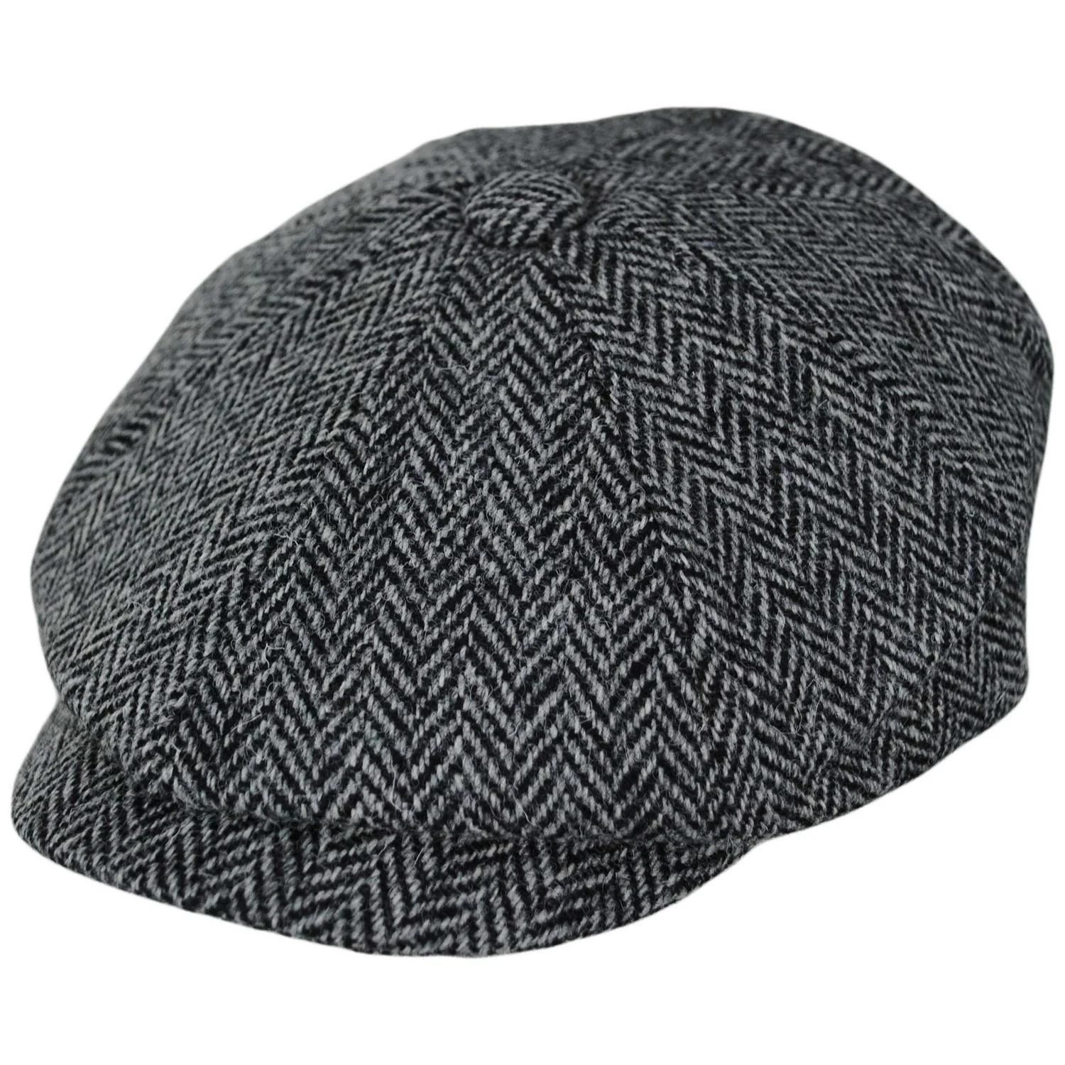 Castlebay Harris Tweed Wool Newsboy Cap