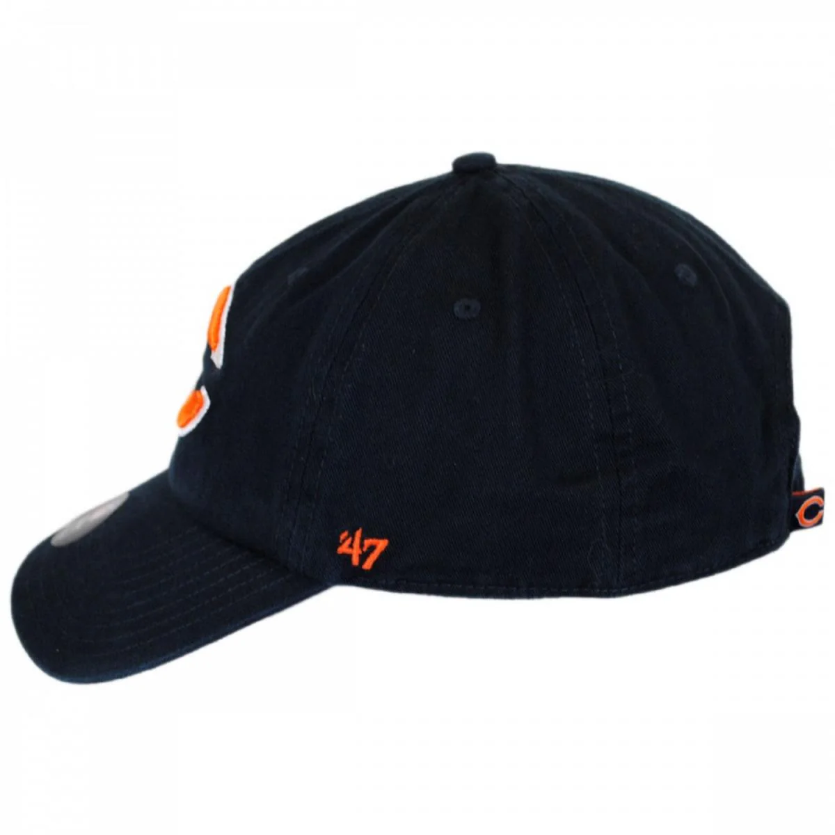 Chicago Bears NFL Clean Up Strapback Baseball Cap Dad Hat - Image 3