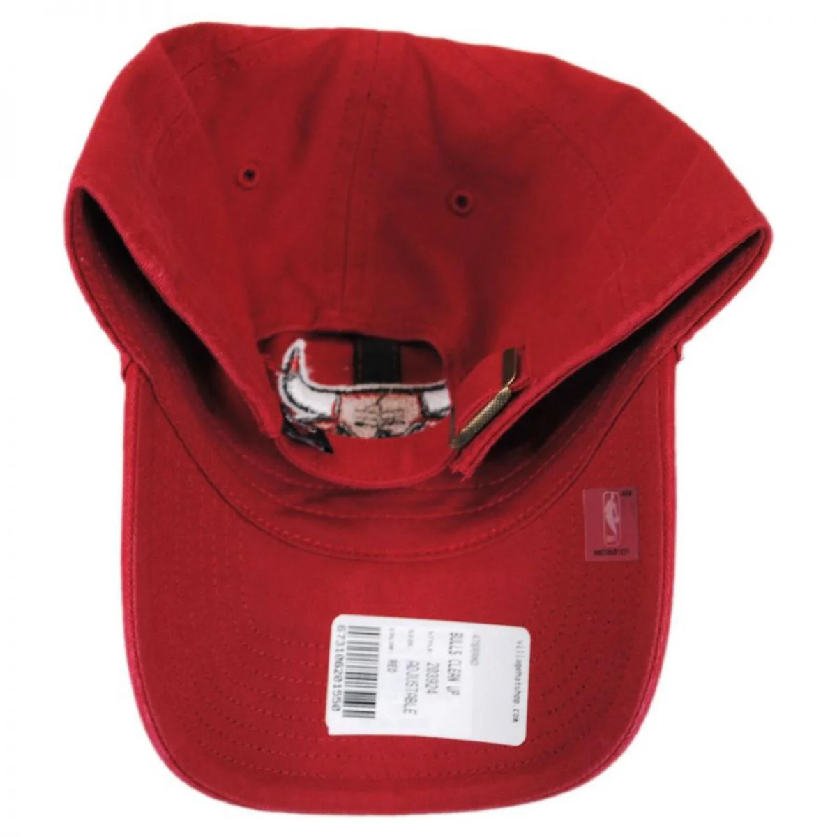 Chicago Bulls NBA Clean Up Strapback Baseball Cap Dad Hat - Image 4