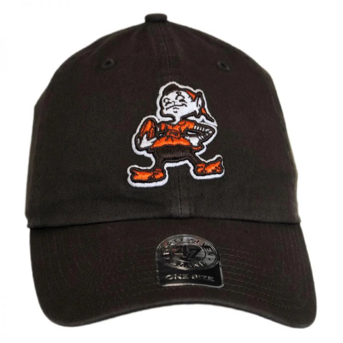 Cleveland Browns NFL Clean Up Strapback Baseball Cap Dad Hat - Image 2