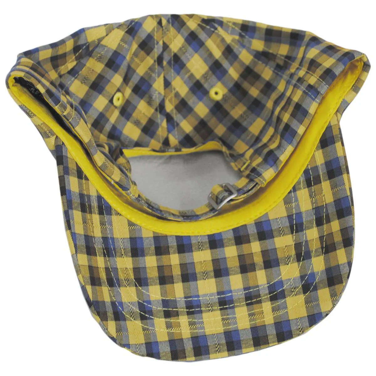Club Plaid Strapback Baseball Cap - Image 5