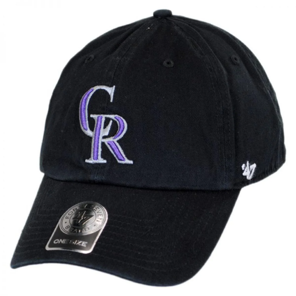 Colorado Rockies MLB Clean Up Strapback Baseball Cap Dad Hat