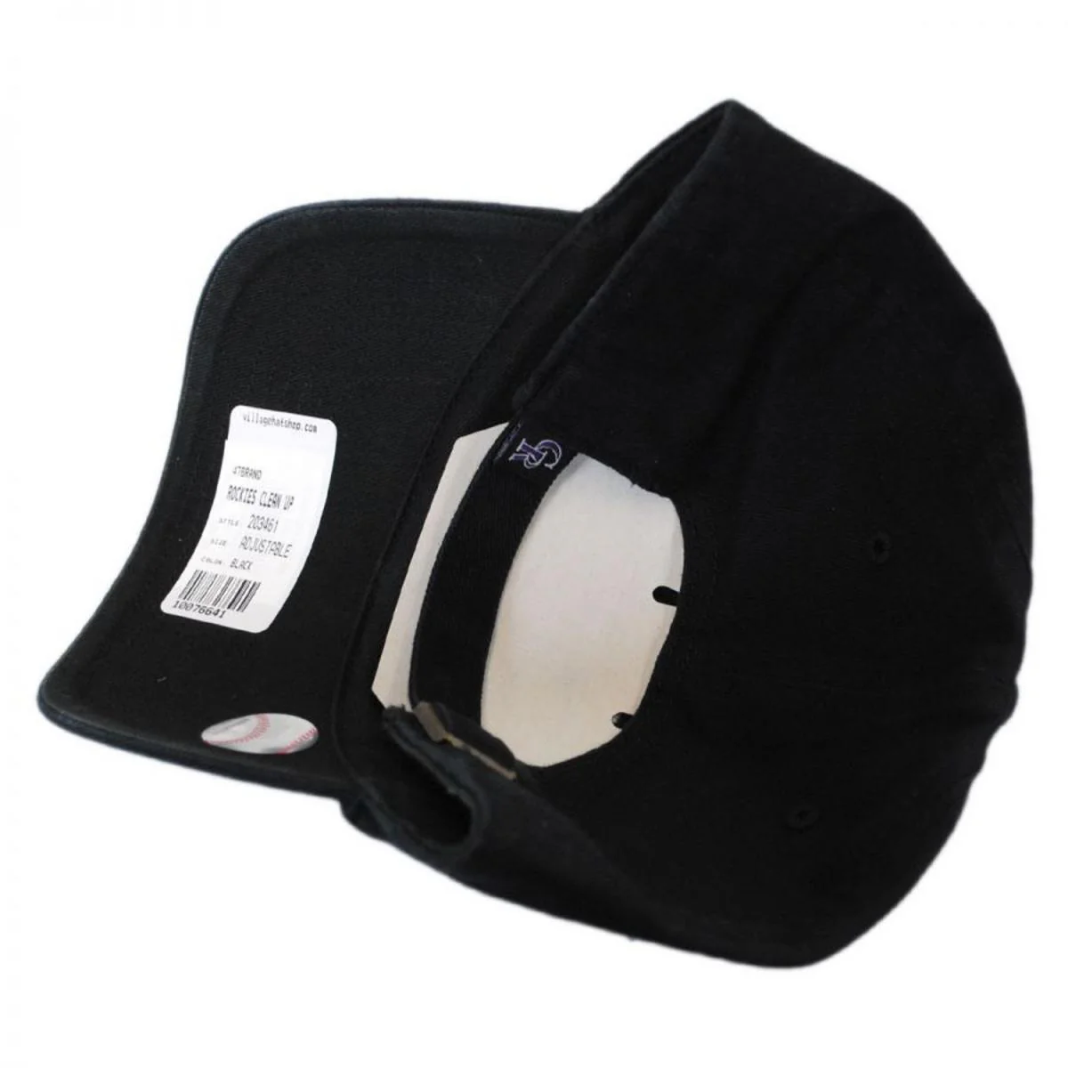 Colorado Rockies MLB Clean Up Strapback Baseball Cap Dad Hat - Image 2