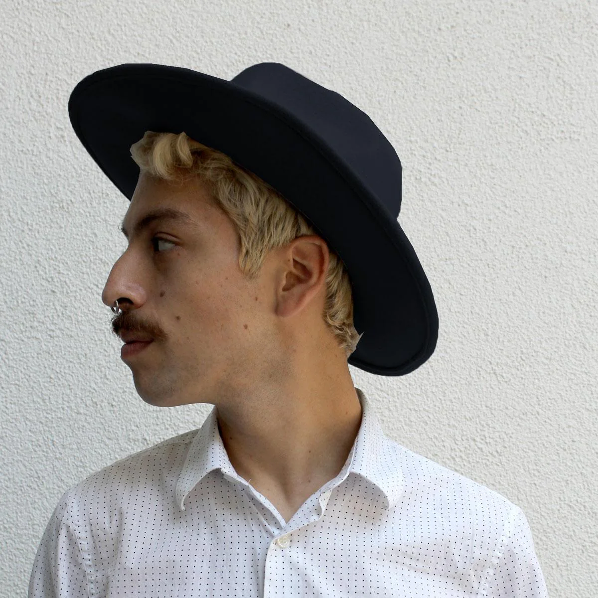Colorado Ultra Wide Brim Wool Felt Fedora Hat - Image 17