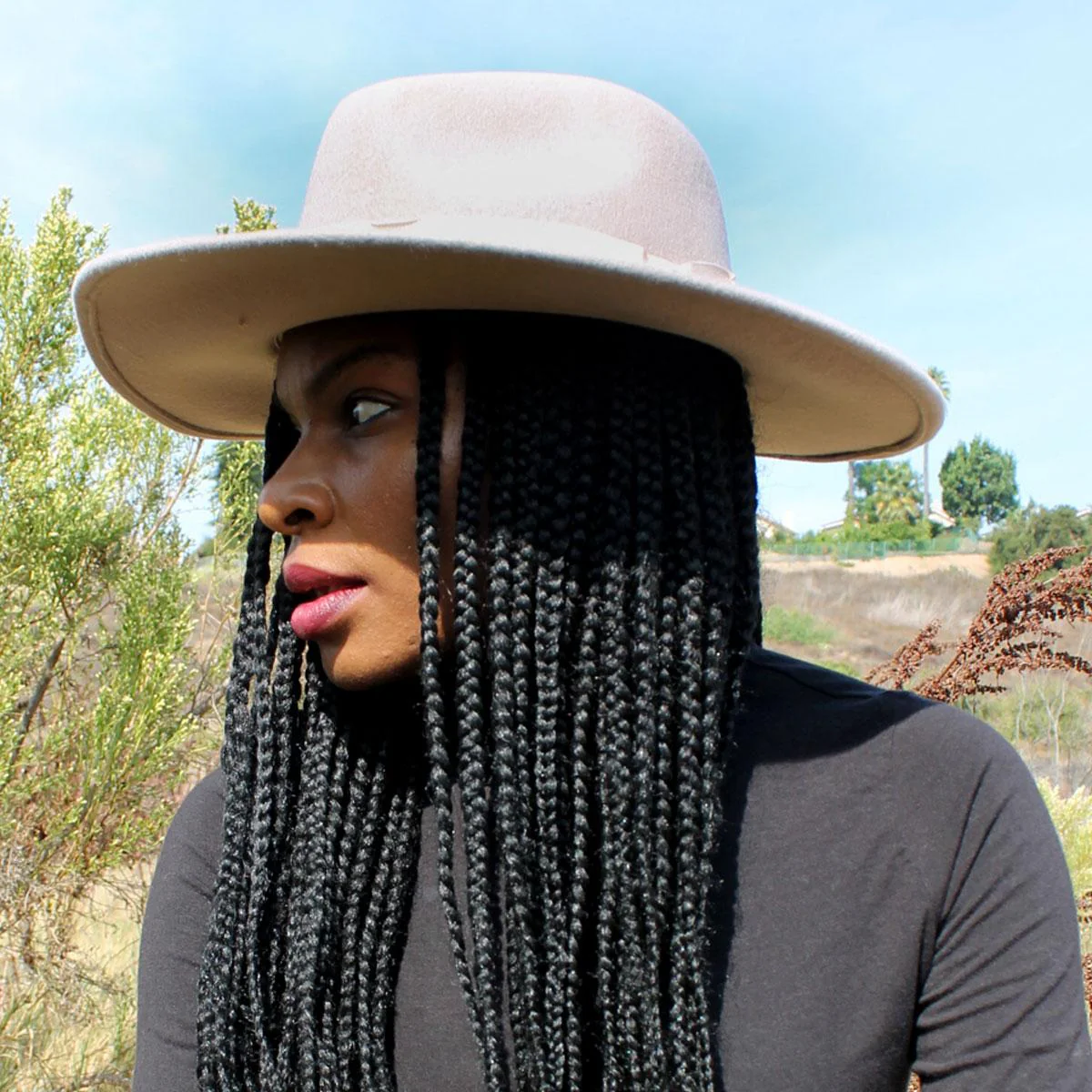 Colorado Ultra Wide Brim Wool Felt Fedora Hat - Image 9