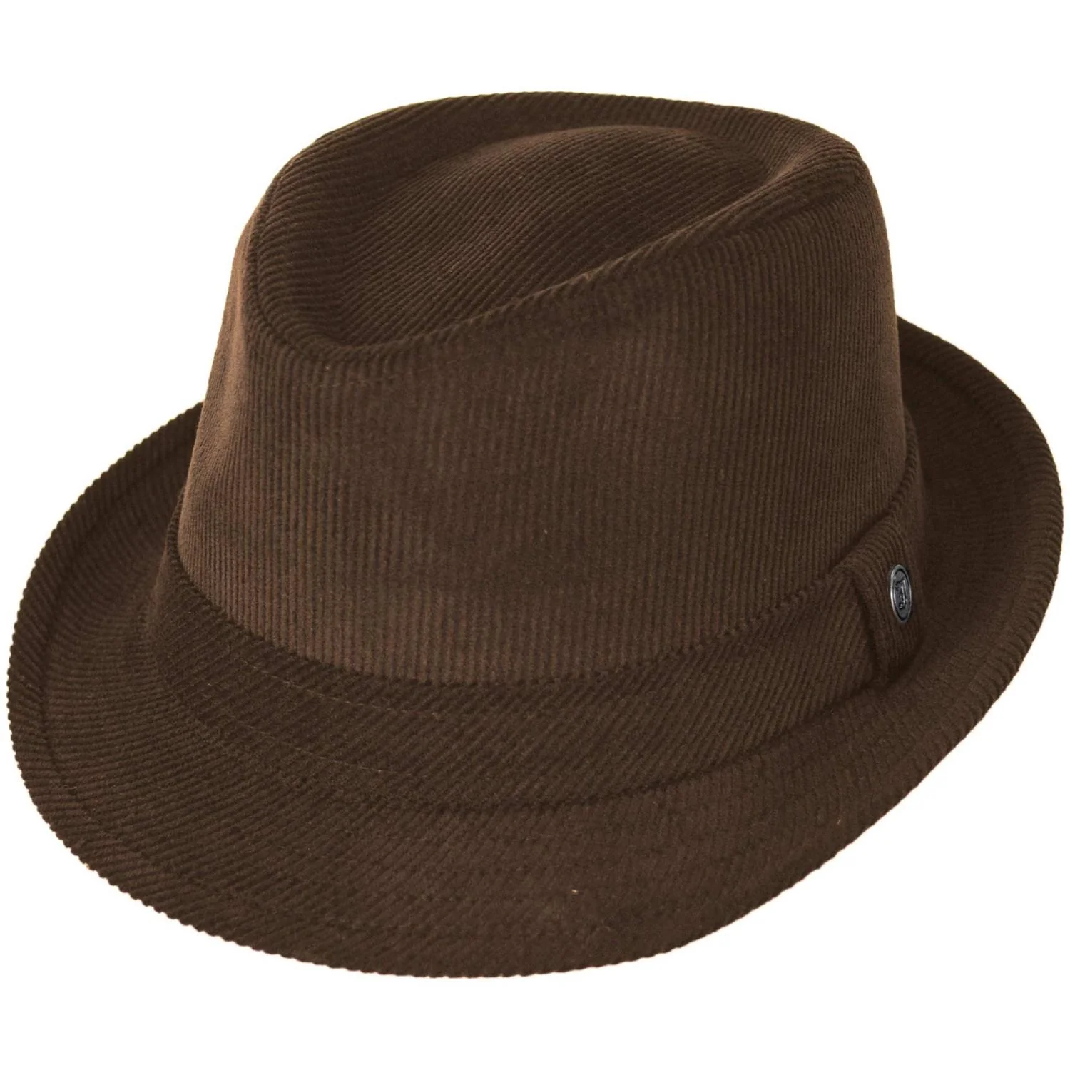 Corduroy C-Crown Trilby Fedora Hat - Image 8