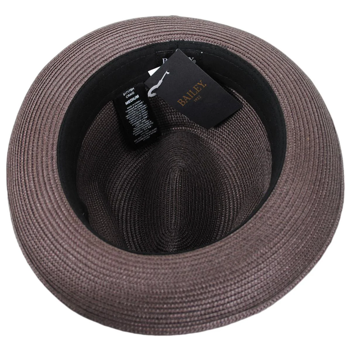 Craig Straw Fedora Hat - Image 17