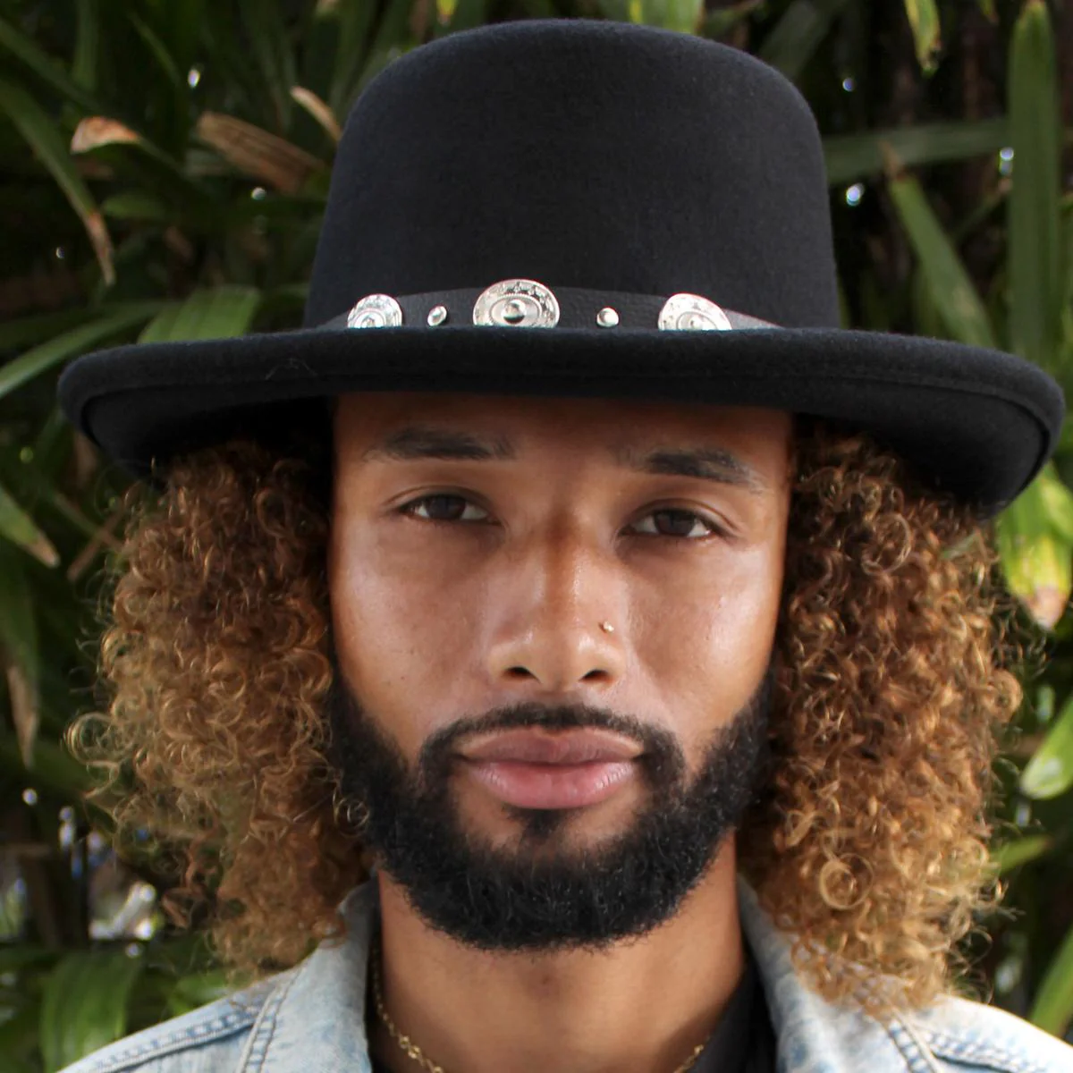 Crossfire Wool Felt Gambler Hat - Image 2