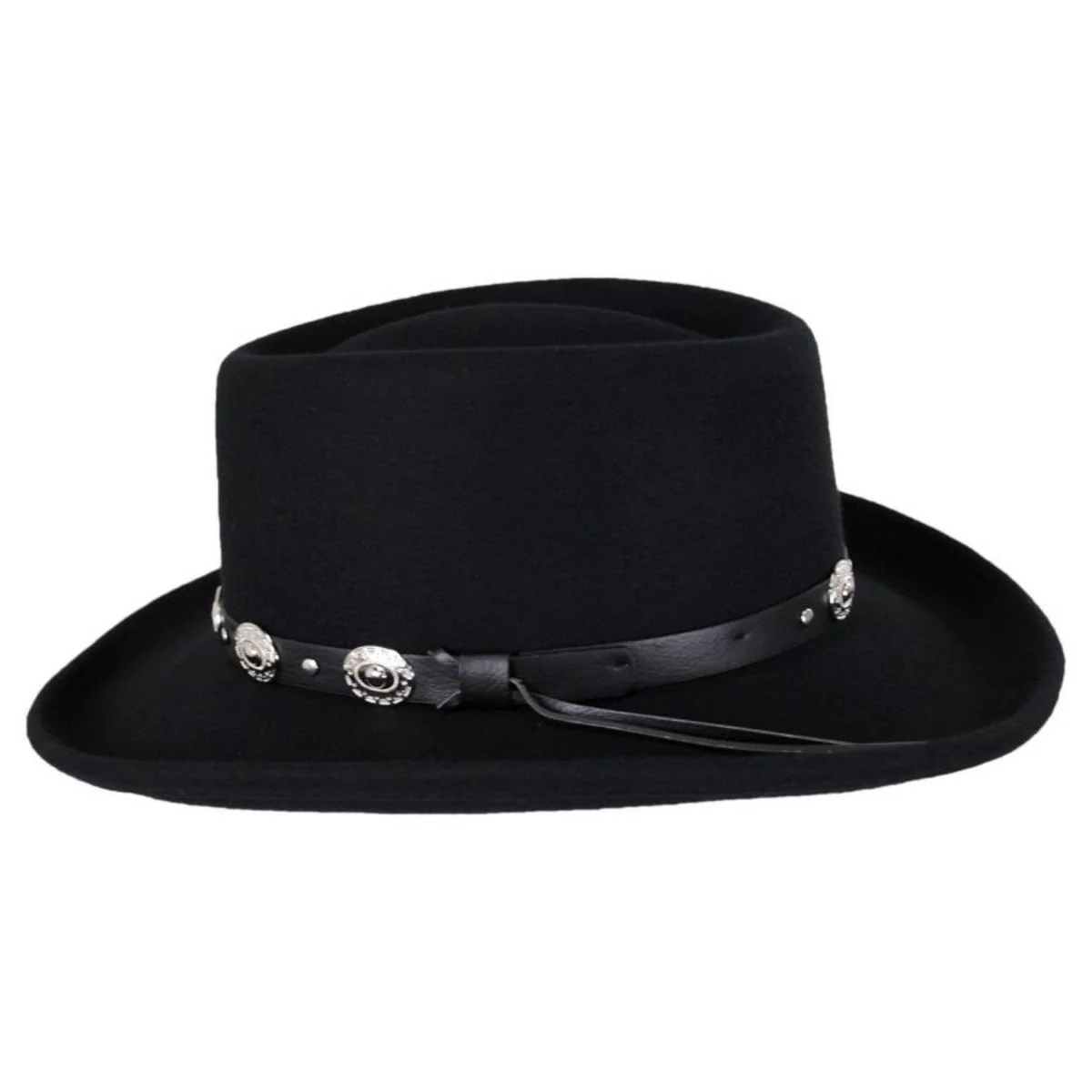 Crossfire Wool Felt Gambler Hat - Image 4