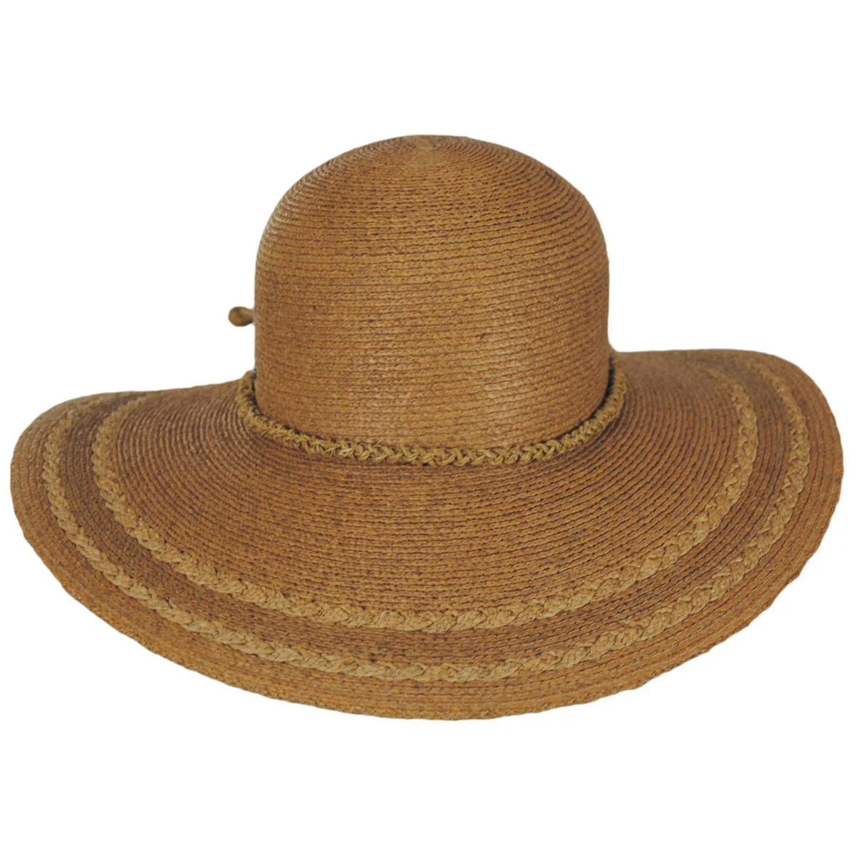 Crown Point Raffia Braid Straw Swinger Sun Hat - Image 2