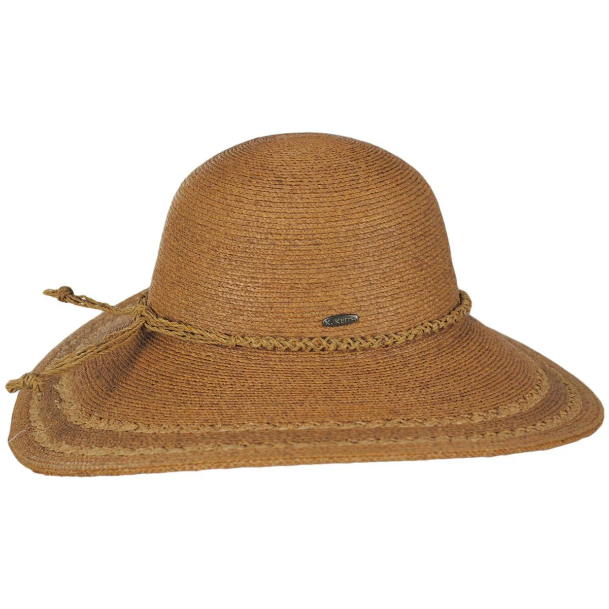 Crown Point Raffia Braid Straw Swinger Sun Hat - Image 3