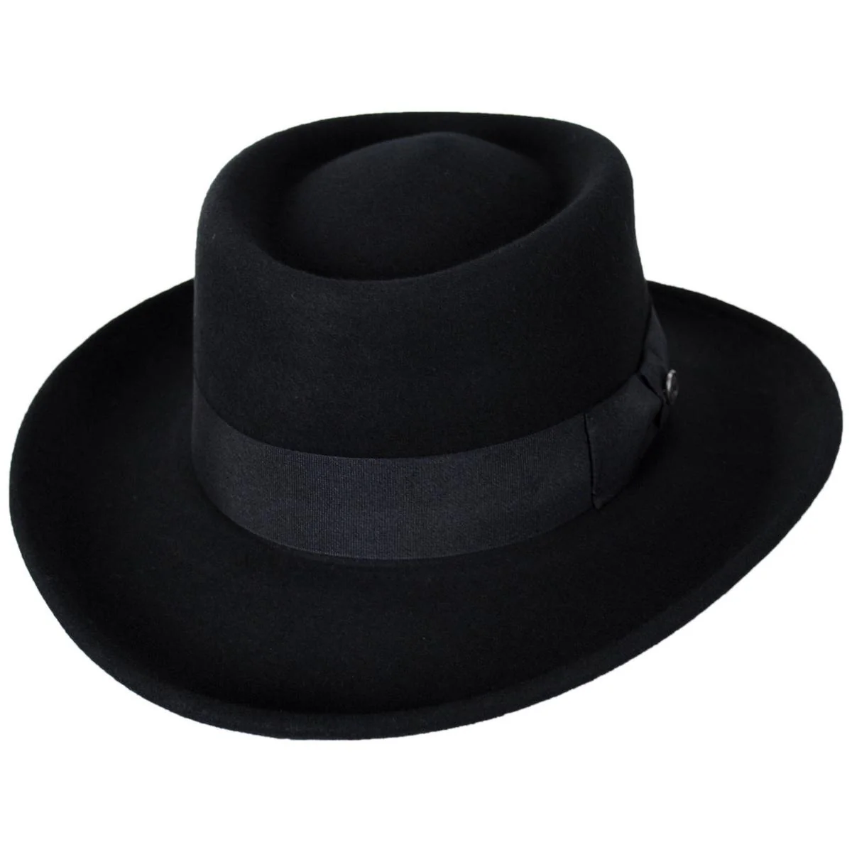 Crushable Wool Felt Gambler Hat
