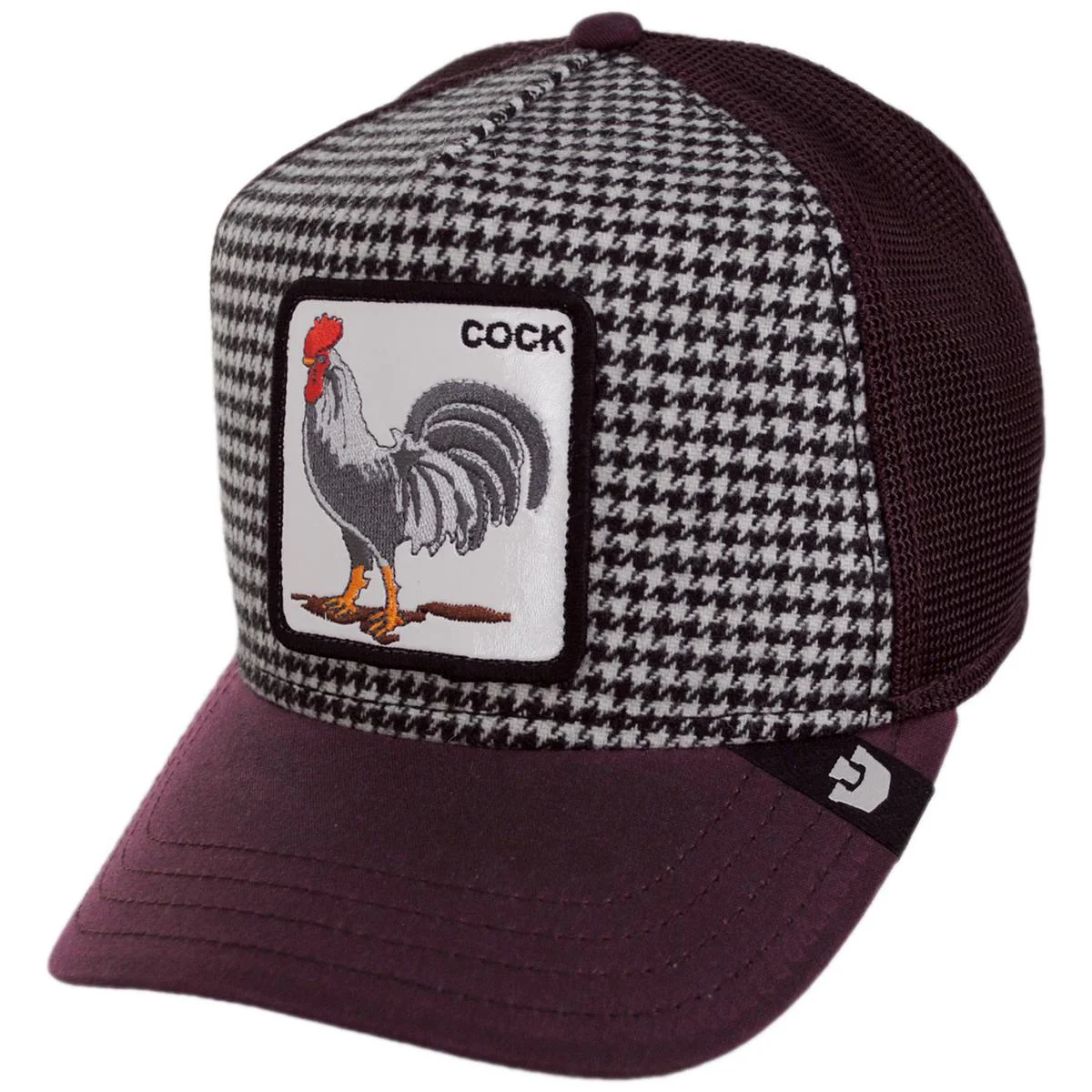 Dapper Rooster Mesh Trucker Snapback Baseball Cap