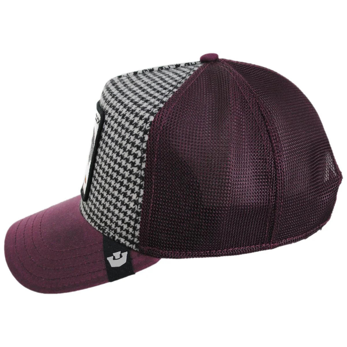 Dapper Rooster Mesh Trucker Snapback Baseball Cap - Image 3