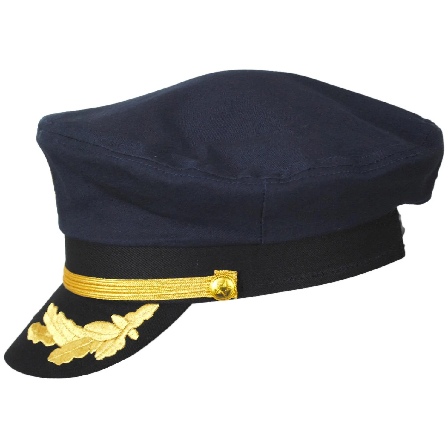 Deluxe Adjustable Yacht Captain Cap - Image 3