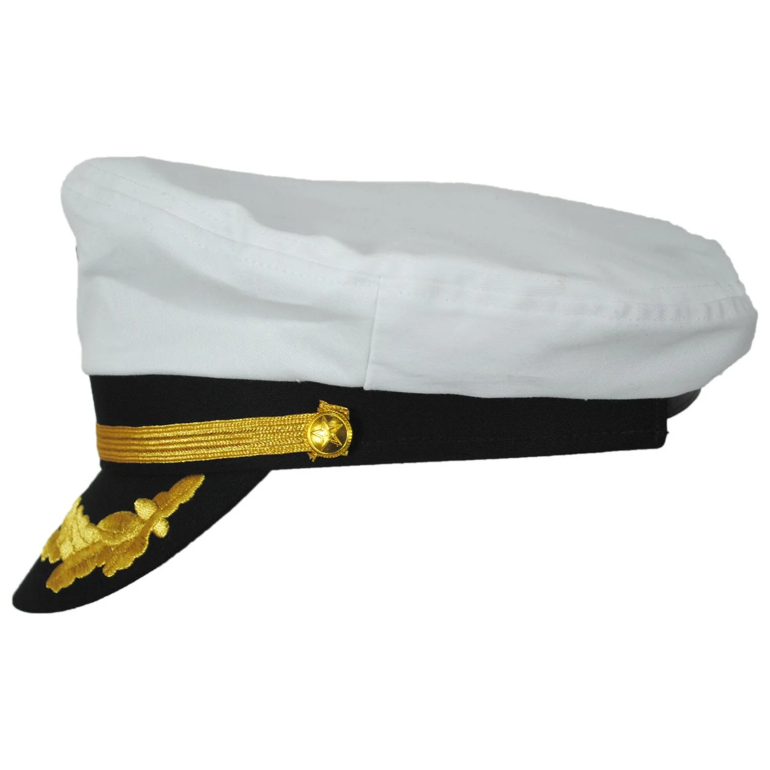 Deluxe Adjustable Yacht Captain Cap - Image 7